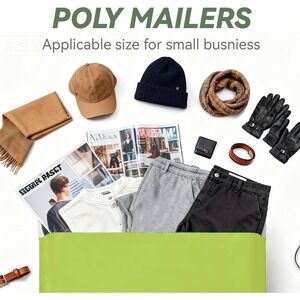 12x15.5 Lime Green Poly Mailers 100 Count Reseller Shipping Supplies Packaging